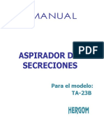 ASPIRADOR QUIRURGICO - HERGOM - TA-23B (Hechizo) PDF