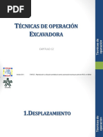 Capitulo 12. TECNICAS DE OPERACIÓN EXCAVADORA PDF