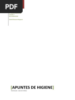 Apuntes Higiene PDF