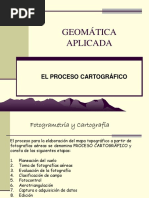 Fotogrametría - PROCESO CARTOGRAFICO PDF