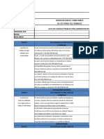 Lista de Chequeo Trabajo para Administrativos