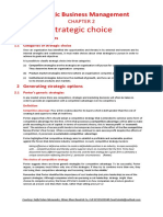 SBM Study Manual-Chapter-2 Strategic Choice-Theory & Model PDF