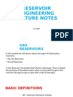 Reservoir Engineering Lecture Notes: G.C.Enyi