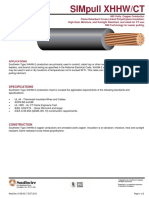 Simpull XHHW/CT: Specifications