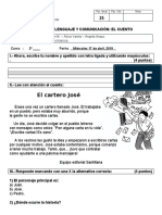 Evaluacion Lenguaje y Comunicacion - El Cuento - Segundo Basico - 20