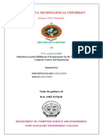 Visvesvaraya Technological University: CV Analysis