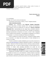 Abogado Don Carlos Emilio Toloza Eguiluz, Por 10 Minutos. Santiago, 11 de Junio de 2018