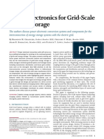 Power Electronics For Grid-Scale Energy Storage