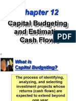 Capital Budgeting and Estimating Cash Flows Capital Budgeting and Estimating Cash Flows