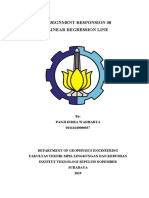 Assignment Responsion 08 Linear Regression Line: By: Panji Indra Wadharta 03411640000037