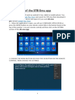 Installation of The STB Emu App
