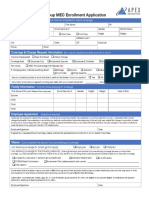 Member Enrollment Application - APEX Plan - Fillable