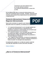 El Comercio Internacional Es Uno de Los Pilares de La Economía Mundial