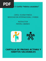 Actividad de Aprendizaje 9 Evidencia 7 - Cartilla - Habitos Saludables