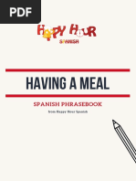 Having A Meal: Spanish Phrasebook