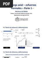 4 Carga Axial - Esfuerzos Normales - Parte 1 PDF