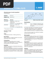 Vitamin D 1.0 Mio IU/G: Chemical Name of Active Ingredient