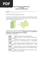 Evaluación 4° Básico