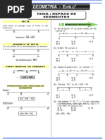 Tema 1-Geometria - Segmentos - Ciclo Vii