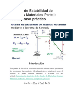 Análisis de Estabilidad de Sistemas Materiales Parte I