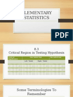 Hypothesis Testing