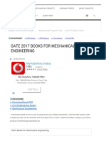 Gate 2017 Books For Mechanical Engineering: Breaking News