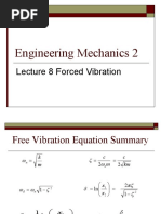 Lecture - 8 Forced Vibration