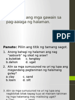 Ag Aralin 11 Naisasagawa Ang Masistemang Pangangalaga NG Tanim Na Gulay