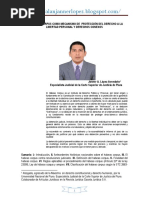 El Habeas Corpus Como Mecanismo de Protecciòn Del Derecho A La Libertad Personal y Derechos Conexos. Autor: Dr. Janner A. Lopez Avendaño.