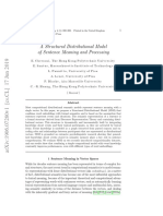 A Structured Distributional Model of Sentence Meaning and Processing