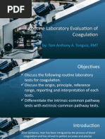 Routione Laboratory Evaluation of Coagulation