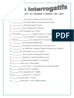 Les Mots Interrogatifs