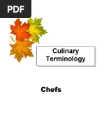 Culinary Terminology: Chefs