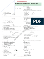 10Th Class Mathematics Important Questions