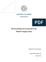 El Terrorismo en La Narrativa de Mario Vargas Llosa - BA Ritgerð - Sandra Yildiz Castillo Calle