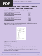 Cell-Structure and Functions - Class 8 - NCERT Exercise Questions - PANTOMATH