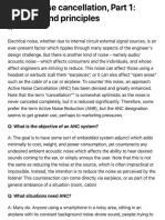 Active Noise Cancellation, Part 1-2