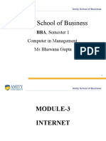 Amity School of Business: BBA, Semester 1