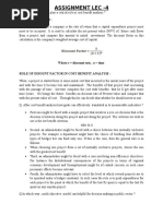 Assignment Lec - 4: Discount Factor