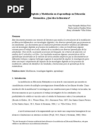 Tecnologías Digitales y Modelación en El Aprendizaje en Educación Matemática