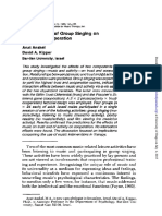 Anshel y Kipper - The Influence of Group Singing On Trust and Cooperation PDF