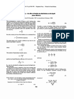 Plate Efficiency - The Effect of Bubble Size Distribution On The Liquid Phase Efficiency