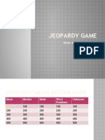 Sierra Jeopardy Mean Median and Mode