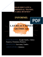 Reacciones Quimicas - Informe