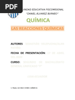 Informe de Química