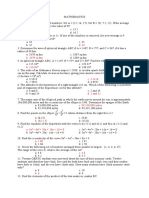 Mathematics For Exam