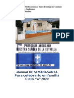 Manual de Semana Santa Parroquia Anglicana Nuestra Señora de La Estrella