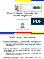 Ukuran Pemusatan Dan Penyebaran Data