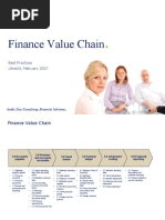 Finance Value Chain: Best Practices Utrecht, February 2007