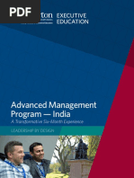 Wharton - AMP - India - Brochure - 20 - 02 - 2020 Executive Education